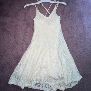Cream American Eagle Dress